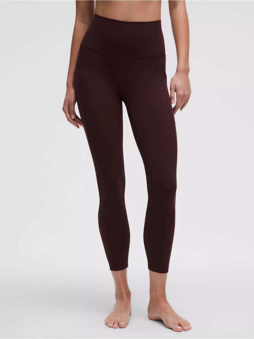 Lululemon align with pocket High Waist Solid Leggings in Deep Plum